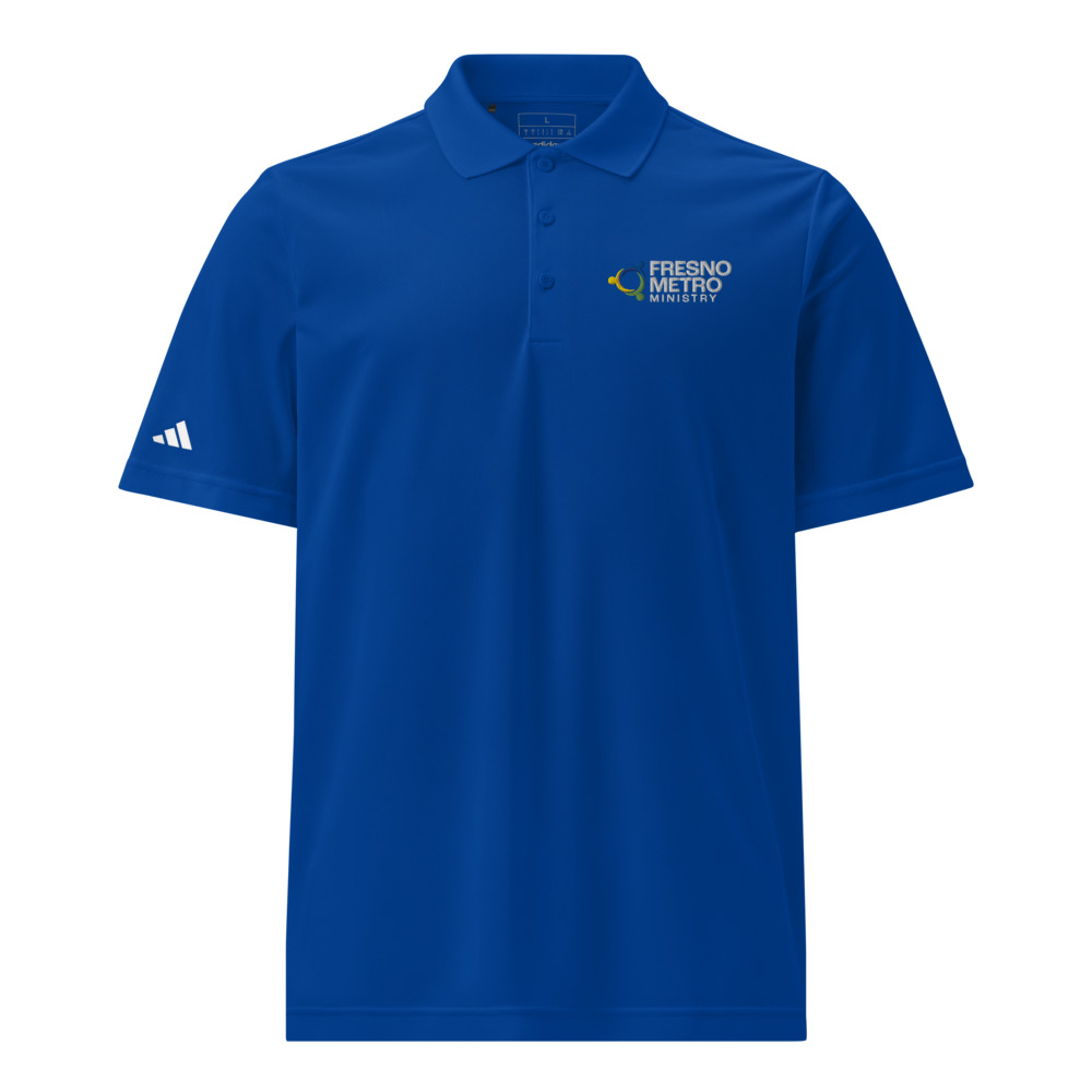 FMM logo on polo shirt — front
